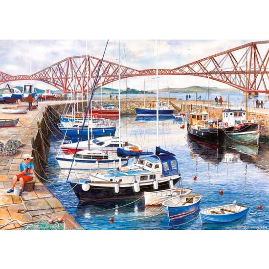 Puzzle Gibsons Puerto Queensferry de 1000 Piezas