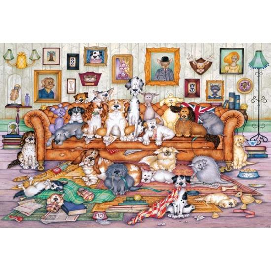 Puzzle Gibsons Reunión de Perros de 500 Piezas Puzzle Gibsons Reunión de Perros de 500 Piezas