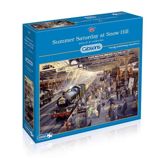 Puzzle Gibsons Tarde de Sábado en la Estación de 1000 Piezas