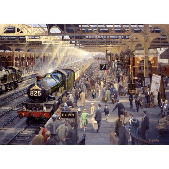 Puzzle Gibsons Tarde de Sábado en la Estación de 1000 Piezas