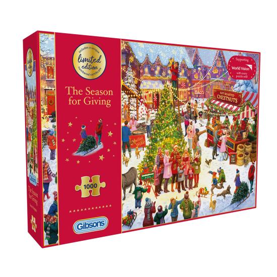 Puzzle Gibsons Temporada de Regalos de 1000 Piezas
