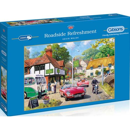 Puzzle Gibsons Un Refresco en Carretera de 2000 Piezas