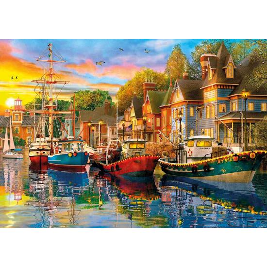Puzzle Gibsons Velas Al Atardecer de 2 x 500 Piezas
