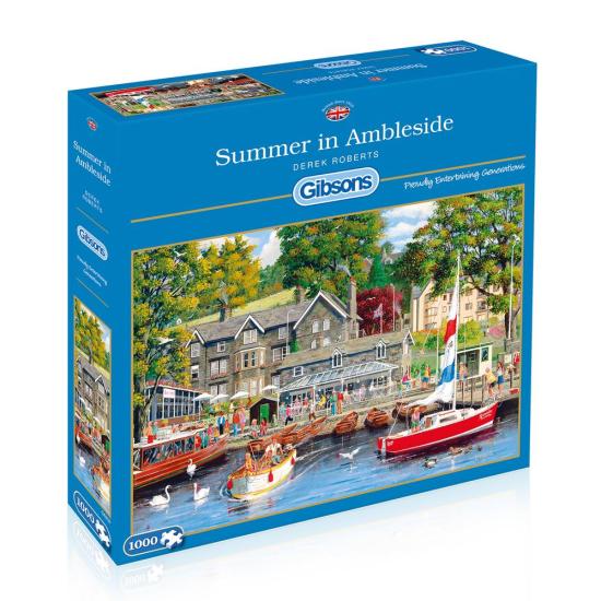 Puzzle Gibsons Verano en Ambleside de 1000 Piezas