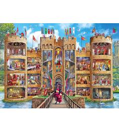 Puzzle Gibsons Vistas Interiores del Castillo de 1000 Piezas