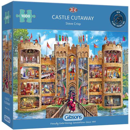 Puzzle Gibsons Vistas Interiores del Castillo de 1000 Piezas Puzzle Gibsons Vistas Interiores del Castillo de 1000 Piezas