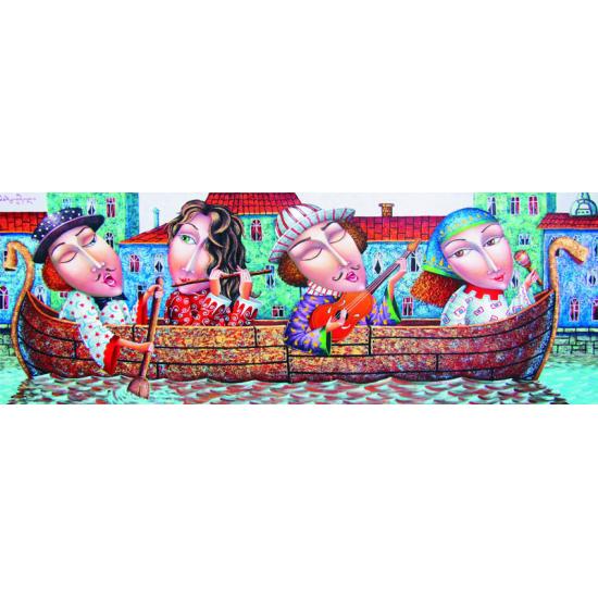 Puzzle Gold Al Otro Lado de Venecia de 1000 Piezas