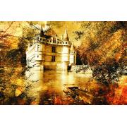 Puzzle Gold Castillo de Azay Le Rideau de 500 Piezas