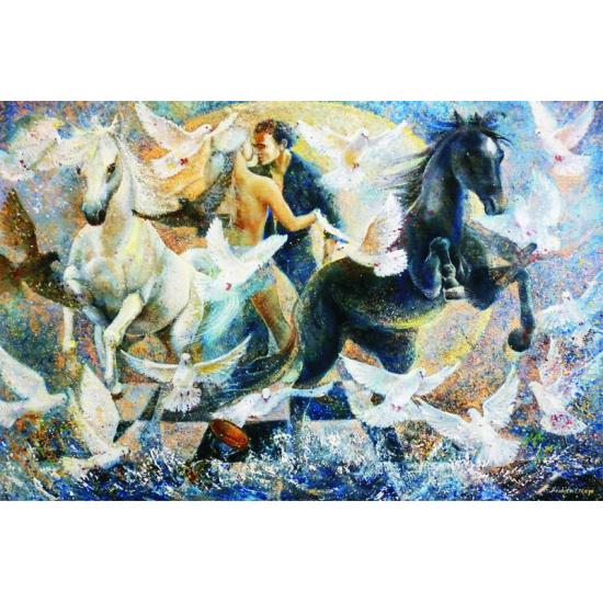 Puzzle Gold Ciclo Natural de Sentimientos de 2000 Piezas Puzzle Gold Ciclo Natural de Sentimientos de 2000 Piezas