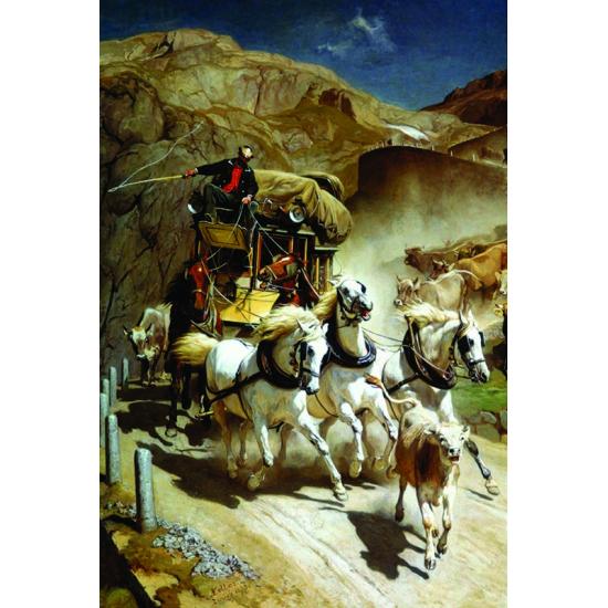 Puzzle Gold La Diligencia de 2000 Piezas