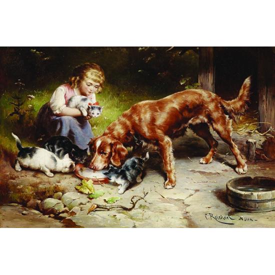 Puzzle Gold La Merienda de 500 Piezas Puzzle Gold La Merienda de 500 Piezas