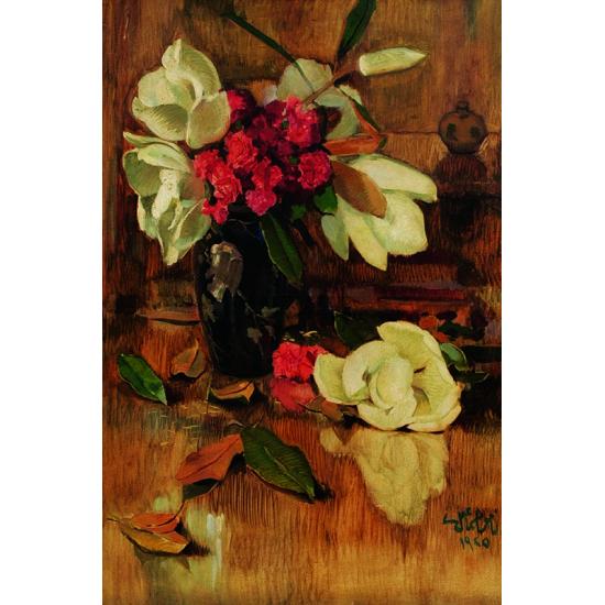 Puzzle Gold Magnolias y Claveles de 1000 Piezas