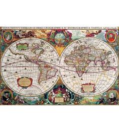 Puzzle Gold Mapa Antiguo de 1000 Piezas