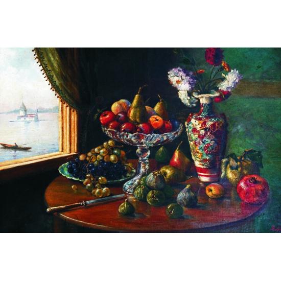 Puzzle Gold Naturaleza Muerta de 1000 Piezas