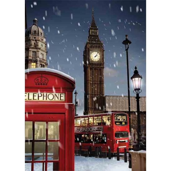 Puzzle Gold Navidad en Londres de 1000 Piezas Puzzle Gold Navidad en Londres de 1000 Piezas