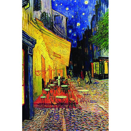 Puzzle Gold Terraza Café de Noche de 1000 Piezas