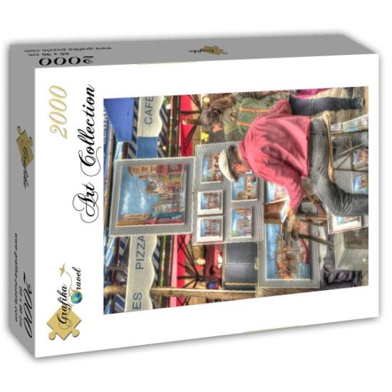 Puzzle Grafika Artista Callejero, París de 2000 Piezas
