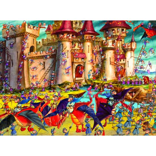 Puzzle Grafika Asedio del Castillo Fortificado de 2000 Piezas Puzzle Grafika Asedio del Castillo Fortificado de 2000 Piezas