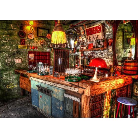 Puzzle Grafika Bar Ruinoso en Budapest de 1500 Piezas