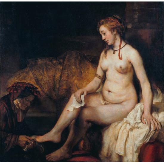 Puzzle Grafika Betsabé en su Baño de 1000 Piezas