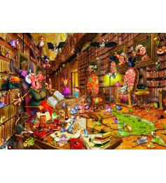 Puzzle Grafika Biblioteca de Brujería de 1500 Piezas