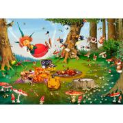 Puzzle Grafika Camping de la Bruja de 1000 Piezas