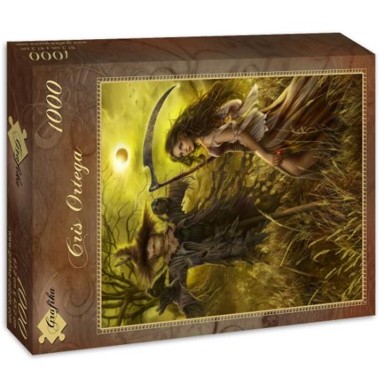 Puzzle Grafika Campo del Espantapájaros de 1000 Piezas