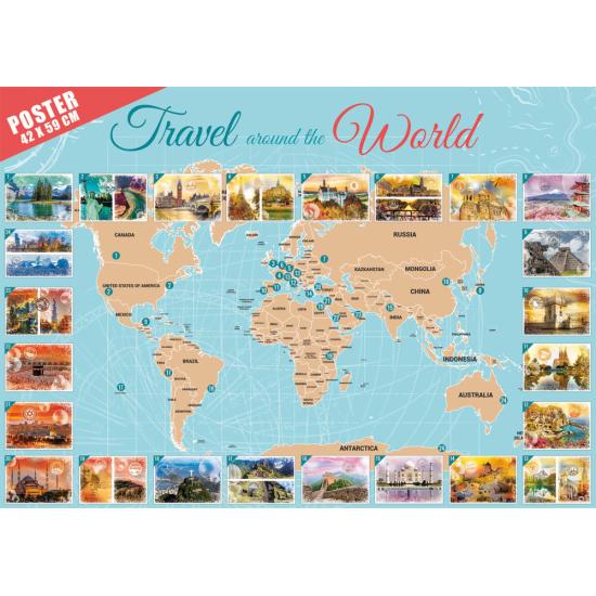 Puzzle Grafika Viajando Alrededor del Mundo de 48000 Piezas