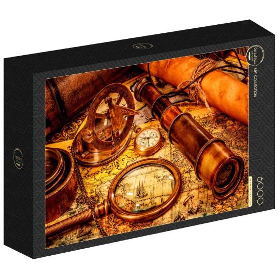 Puzzle Grafika Carta de Navegación Vintage de 6000 Pzs