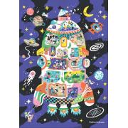 Puzzle Grafika Casa Cohete de 1000 Piezas