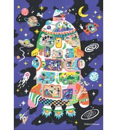 Puzzle Grafika Casa Cohete de 1000 Piezas