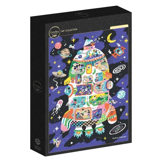 Puzzle Grafika Casa Cohete de 1000 Piezas