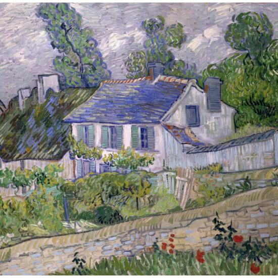 Puzzle Grafika Casa en Auvers de 1000 Piezas