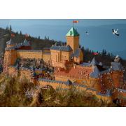 Puzzle Grafika Castillo de Haut-Koenigsbourg de 1000 Piezas