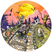 Puzzle Grafika Circular Halloween de 501 Piezas