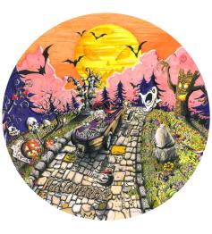 Puzzle Grafika Circular Halloween de 501 Piezas