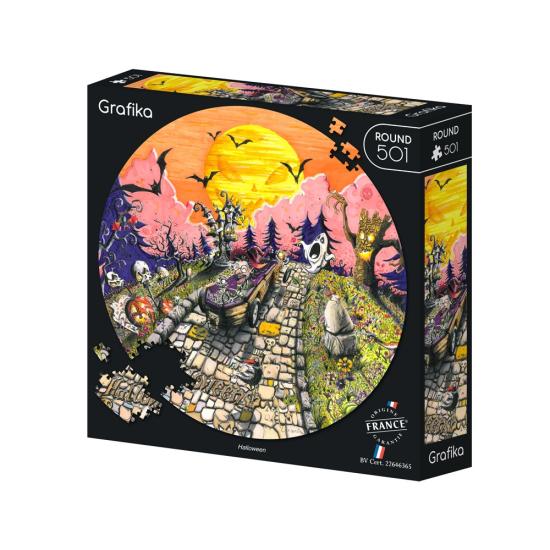 Puzzle Grafika Circular Halloween de 501 Piezas