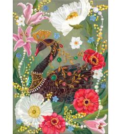 Puzzle Grafika Cisne Negro Y Perlas de 500 Piezas