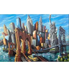 Puzzle Grafika Ciudad De Los Sueños de 1000 Piezas
