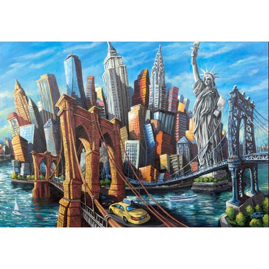 Puzzle Grafika Ciudad De Los Sueños de 1000 Piezas