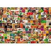 Puzzle Grafika Collage de Cocina de 1500 Piezas