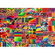 Puzzle Grafika Collage de Colores de 2000 Pzs