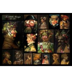 Puzzle Grafika Collage de Giuseppe Arcimboldo de 2000 Piezas