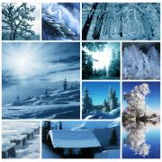 Puzzle Grafika Collage de Invierno de 1000 Piezas