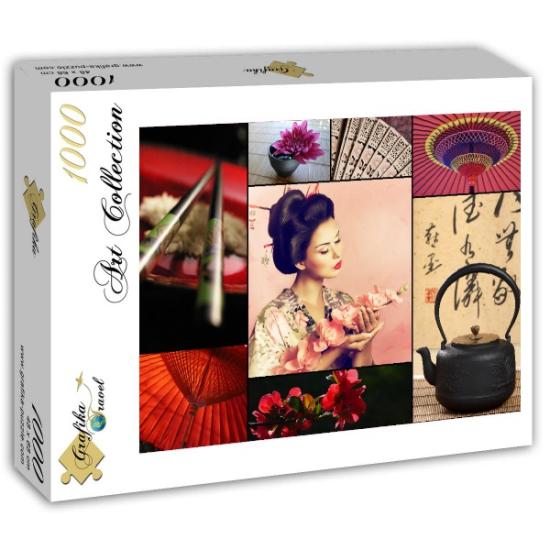 Puzzle Grafika Collage de Japón de 1000 Piezas
