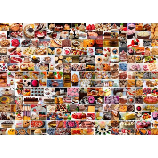 Puzzle Grafika Collage de Pasteles de 1500 Piezas Puzzle Grafika Collage de Pasteles de 1500 Piezas
