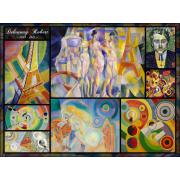 Puzzle Grafika Collage de Robert Delaunay de 2000 Piezas