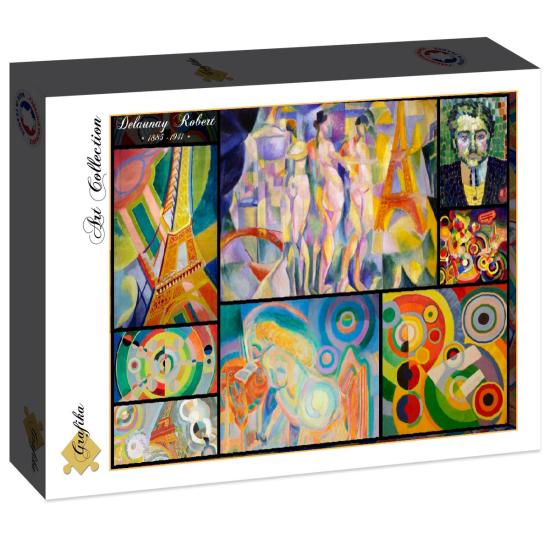 Puzzle Grafika Collage de Robert Delaunay de 2000 Piezas