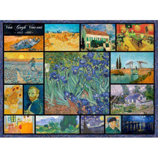 Puzzle Grafika Collage de Vincent Van Gogh de 2000 Pzs Puzzle Grafika Collage de Vincent Van Gogh de 2000 Pzs