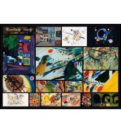 Puzzle Grafika Collage de Wassily Kandinsky de 1000 Piezas